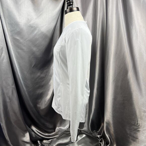 GORE Windstopper Medium Base Layer Long Sleeve Shirt Light Grey White Ski Snow - Picture 4 of 17